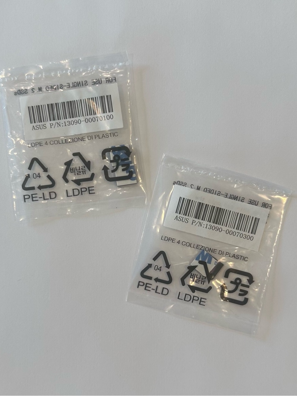ASUS Black Rubber For M.2 SSD Support P/N: 13090-00070100 & P/N: 13090-00070300